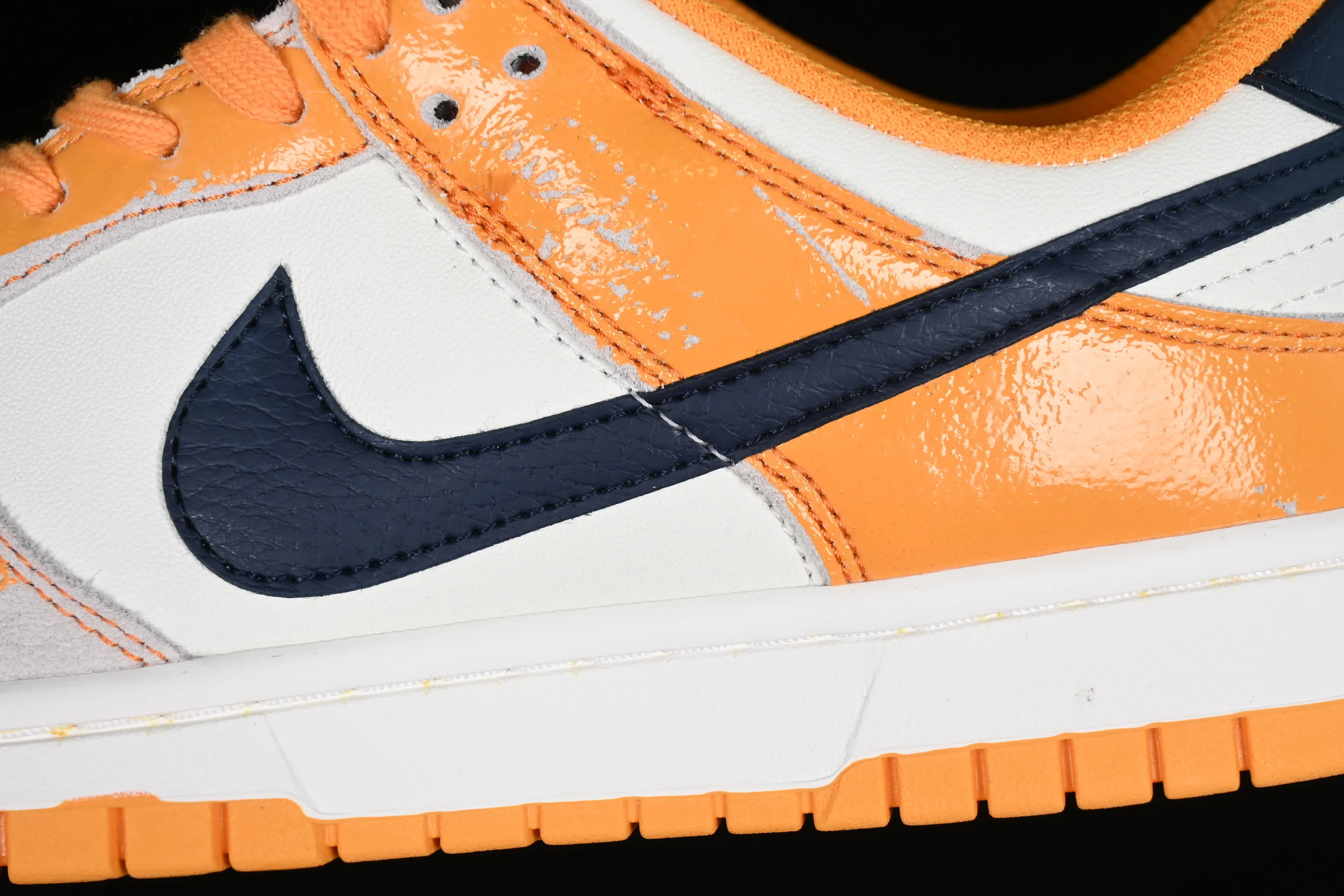 All categories Nk SB Dunk series Nk SB Dunk Low low-top sneakers Nk Dunk Low "Wear and Tear" white orange SB low-top sports and leisure sneakers FN3418-100